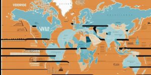 Mapa mundial: palabras destacadas sobre comprensión