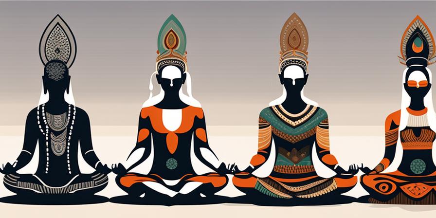 Persona meditando en posición de loto